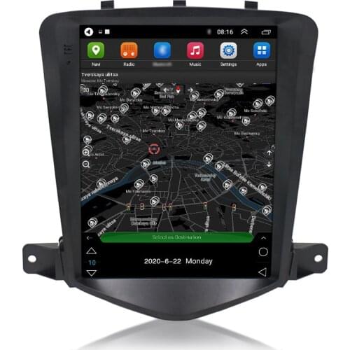 1set Android 10.1 Vetical Tesla Screen Car GPS Multimedia Radio Player For Chevrolet Cruze 2009-2014 Parts