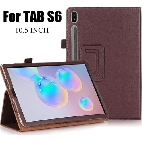 Stand Case For Samsung Galaxy Tab S6 10.5 2019 SM-T860 SM-T865 Ultra Thin Slim magnetic protective Shell Tab S6 T860 Cover Funda