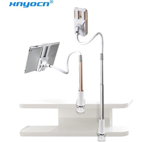 Tablet Holder 100cm Long Arm Bed/Desktop Clip Bracket For iPad Air mini Desk Tablet Stands Support 4 inch ~ 10.6 inch Tablet Pc
