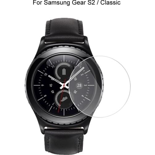 For Samsung Gear S2 / Classic Smart Watch 2.5D Tempered Glass Screen Protector Protective Film Anti Scratch HD Clear