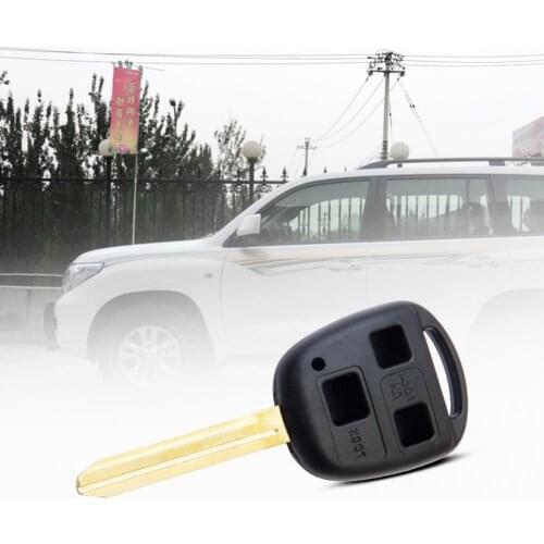 80% Hot Sell Car Key Cover 3 Buttons Waterproof ABS Anti-scratch Remote Key Case for Toyota FJ Cruiser 2008-2014