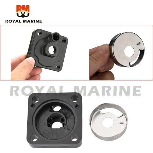Water pump housing &insert cartridge 63V-44301-00 for Yamaha Parsun 2 stroke 9.9hp 15hp Replace Outboard Engine parts
