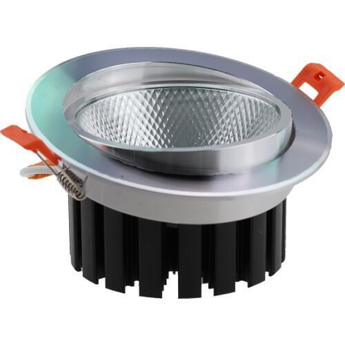 Round Sliver Led Recessed down Light 15W for Cree COB Led Downlight Business Lighting Led Lighting Downlights