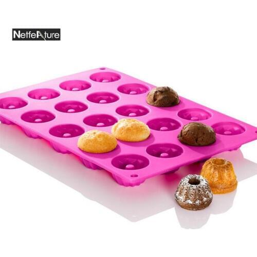 Baking Tools Germany Sawalawi Cake Mold 20 honeycomb Chiffon Silicone Mould Chocolate Pudding Bread Baking Dish&Pan Baking Tray