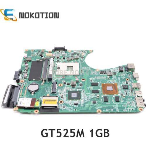 NOKOTION laptop motherboard For TOSHIBA Satellite L750 L755 Main Board A000081570 DABLDDMB8D0 REVD HM65 DDR3 GT525M 1GB