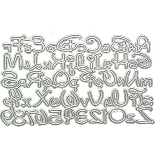 Metal Cutting Dies For Scrapbooking letter Stencils DIY Album Cards Decoration Embossing Folder Die Cuts New