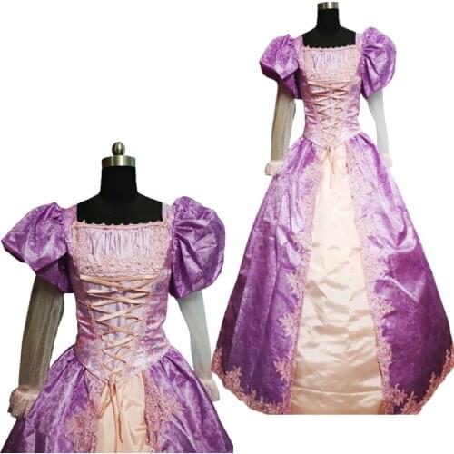 New Woman Vintage Costumes 18th Duchess Retro medieval Renaissance Reenactment Theatre Civil war Victorian dress D-725