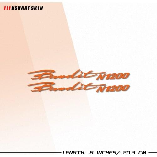 New motorcycle bicycle fuel tank sticker wheel helmet MOTO waterproof reflective logo for SUZUKI BANDIT N1200