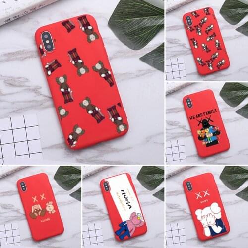 Cute cartoon Sesame Street Cookie Elmo Phone Case For iPhone XS MAX 11 Pro X XR 7 8 6 Plus Candy Color red Soft Silicone Cover