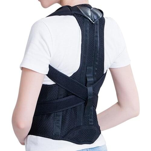 Alloy Bone Shoulder Posture Corrector Upper Back Support Belt Orthopedic Brace Scoliosis Straightener Slouching Corrective Waist