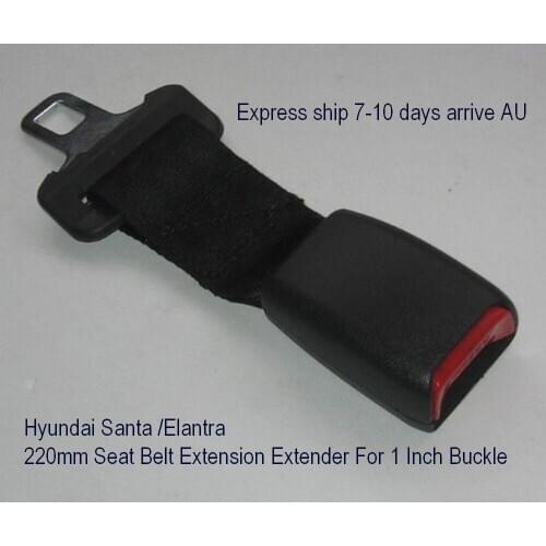 Seat Belt Extension Extender For 25mm Wide Buckle Add 220mm length Fit Hyundai Santa cars