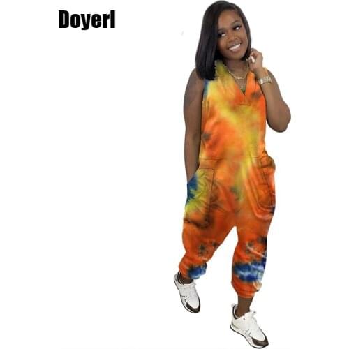 Streetwear Casual Jumpsuit Women Plus Size Pocket One Piece Outfit Women Summer Jumpsuit Long Pants Rompers Womens Jumpsuit 2021