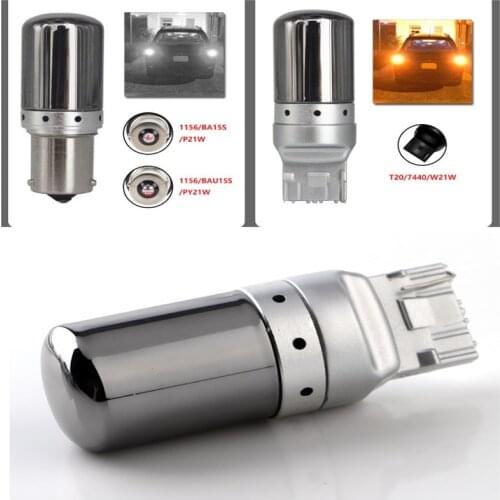 1pcs 1156 BA15S P21W BAU15S PY21W T20 7440 W21W LED BulbsTurn Signal Lights Brake Lamp 12V 3014 144smd Error Free Signal Lamp