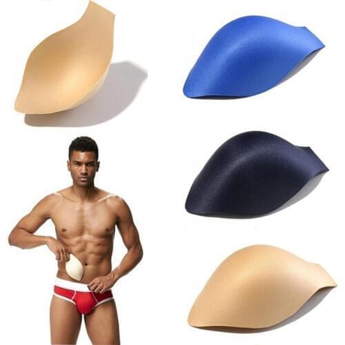 1pcs Men Underwear Briefs Sponge Protective Pad Swimsuit Pouch Front Protection Pad For Swimming Protecivce Pad Inside V2W7