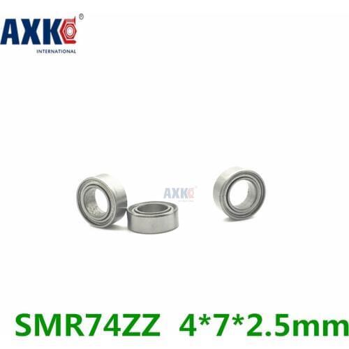 Free Shipping 20pcs High Quality Smr74 Bearings 4*7*2.5 Abec-5 Smr74 Stainless Steel Bearings