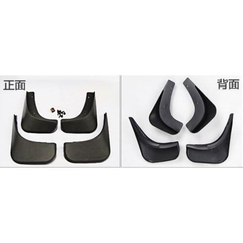 For VW Touran 2011 2012 2013 2014 Second generation Plastic Mud Flaps Splash Guards Mudflaps Mudguards Fenders 4pcs