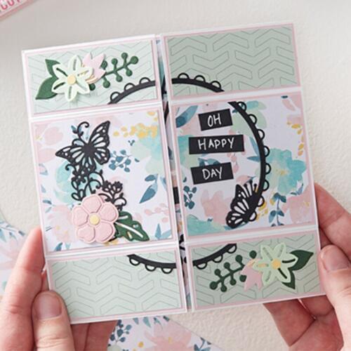 KLJUYP Circle Flowers Metal Cutting Dies Scrapbook Paper Craft Decoration dies scrapbooking