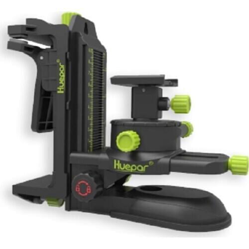 Huepar Fine-tuning Bracket Laser Level Adapter Multifunctional Magnetic Pivoting Base with Adjustable Clip 360° Adjustable Tool