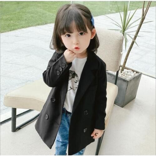 2020 new wholesale girls coat autumn spring cotton full sleeve girls jacket 1-6 years YT119