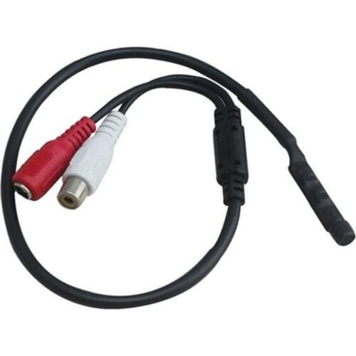 Mini CCTV Microphone Audio Pickup High Sensitivity DC12V Audio Monitor Sound Listening Device