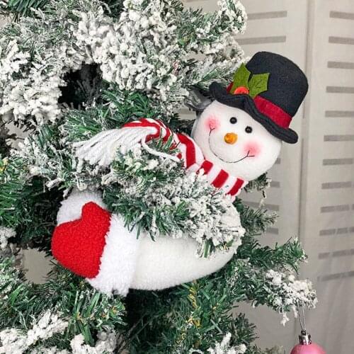 Cute Cartoon Christmas Curtain Buckle Curtain Decorative Accessories Santa Claus Xmas Curtain Buckle Clip Holdback New Year 2021
