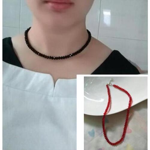 N877 Bohemia new listing Shiny elegant crystal necklace crystal beads Female charm national style jewelry accessories 1pcs