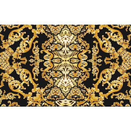 Custom Wall Mural Modern Art Painting High Quality Mural Wallpaper European luxury retro leopard TV sofa background wall paper