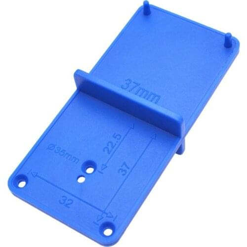 Woodworking Hinge Drill Hole Opener Woodworking Hinge Hole Drilling Guide Locator Template Door Cabinet DIY Woodwork Punch Tool
