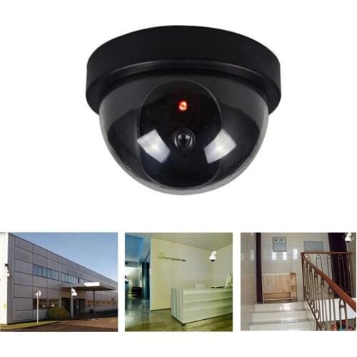 Home Security Fake Camera Wireless Simulated Video Surveillance indoor/outdoor Dummy Dome Camera With Flashing Red Led Light