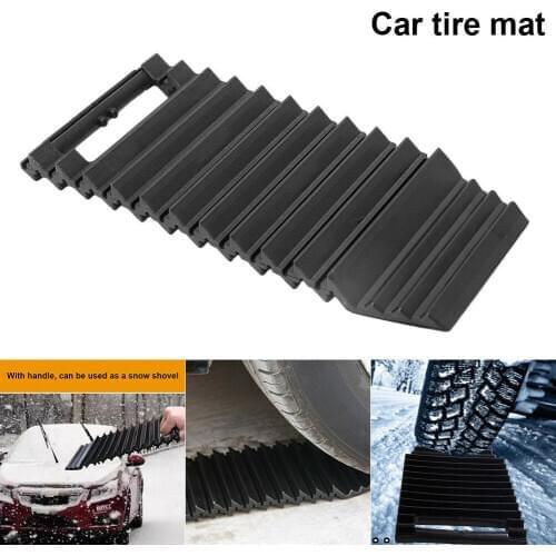 Portable Snow Mat Shovel Car Wheel Tire Skid Anti-Slip Mat Snow Mud Relife Anti Slide Plate Car Accessories Universal