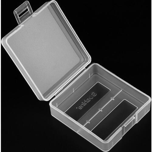 Soshine Portable Hard Plastic Case Holder Storage Box for 2pcs 9V 6F22 Batteries