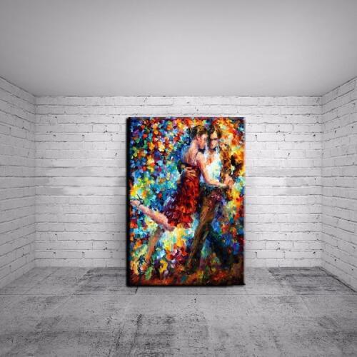 Professional Modern Tango Dancer Artist Artwork High Quality Hand Painted Oil Painting On Canvas Decoration Home for Room Wall