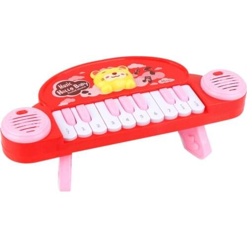 Children Cartoon 10-Key Dual-Mode Electronic Piano Musical Instrument Toy Gift
