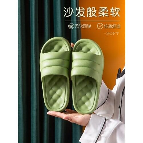 Thick Super Soft Flexible Summer Women Shoes Anti-slip Bathroom Slippers EVA Integrated Platform Sandals Zapatos De Mujer