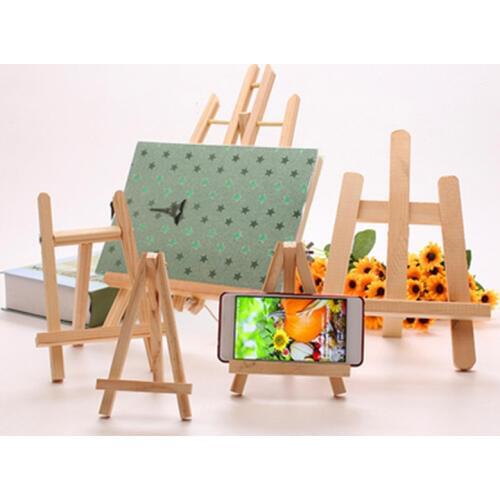 Foldable Desktop Wooden Adjustable Painting/Photo/Phone Display Shelf Holder Studio Sketch Exhibition Stand Art Drawing Supplies