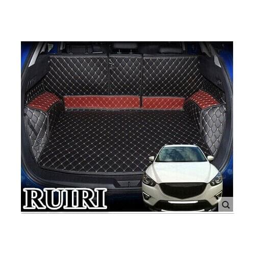 High quality! Special trunk mats for Mazda CX-5 2016-2011 waterproof cargo liner mats boot carpets for CX5 2014,Free shipping
