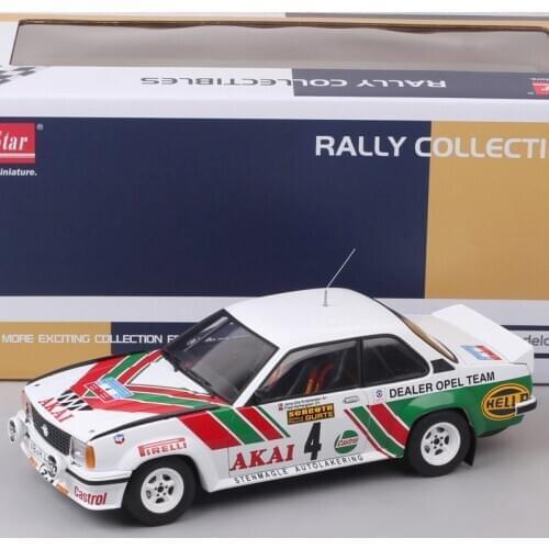 Sun Star 1/18 Large Scale Car Model Opel Ascona 400 Sachs Rally Racing 1981 #4 J-O.Kristiansen Diecasts & Toy Vehicles Saloon
