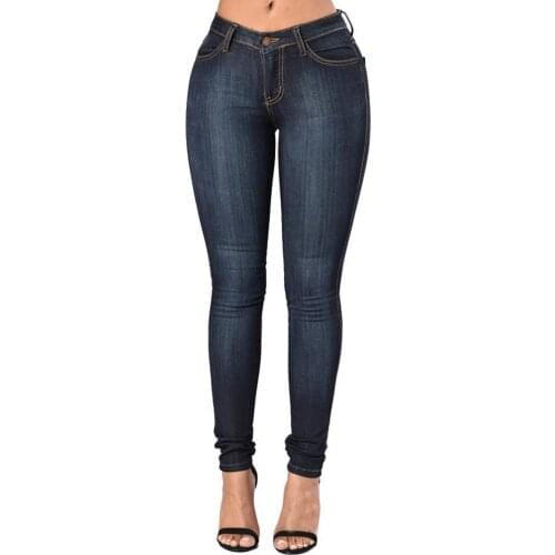 Women Jeans High Waist Denim Pull-on Skinny Jeans for Daily Life Womens Clothing 2021