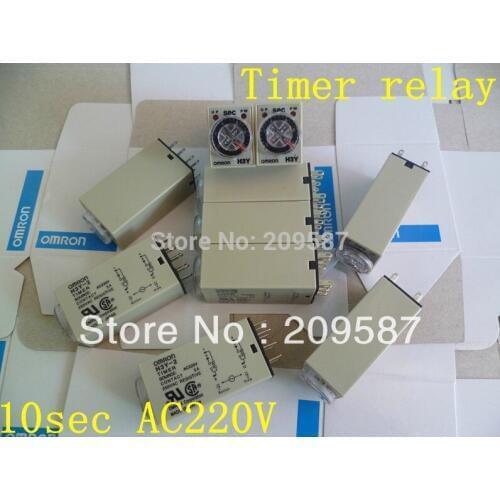 1 x H3Y-2 AC220V 5A 10Sec 10S Timer Relay DPDT 8 PIN
