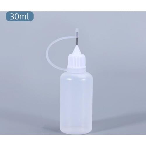 30ML Glue Applicator Needle Squeeze Bottle for Paper Quilling DIY Scrapbooking Paper Craft Tool 50Pcs refillable bottles