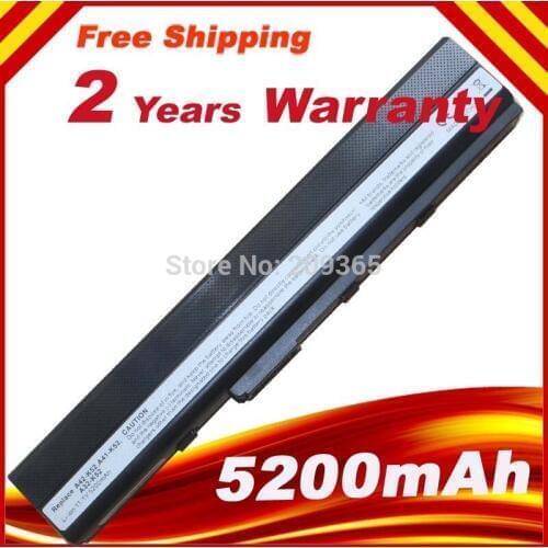 Battery For ASUS A31-K42 A32-K42 A32-K52 A52JC A52JK A52JR A52JT A62 B53 B53E