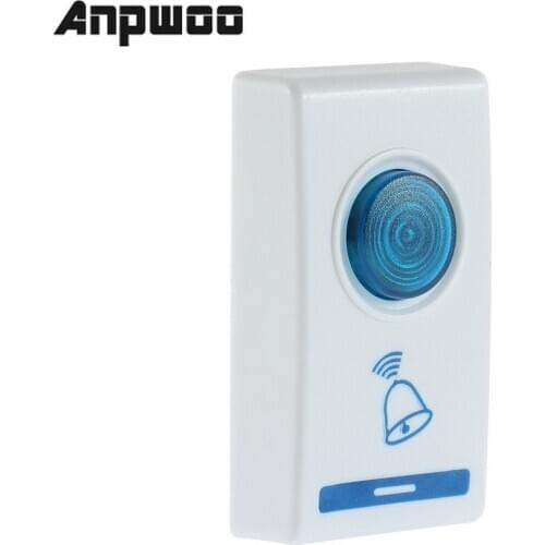 ANPWOO Hot Worldwide 1 pcs LED Wireless Chime Door Bell Doorbell & Wireles Remote control 32 Tune Songs