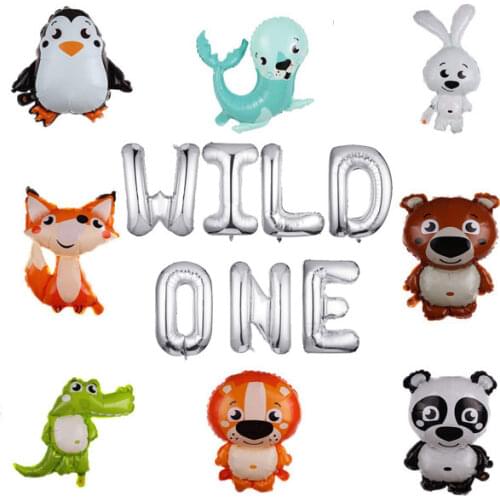 Balloon Arch Graduation Balloons wild One Birthday Decoration Kit 16 Inch Wild One Balloon Baby Girl Boy