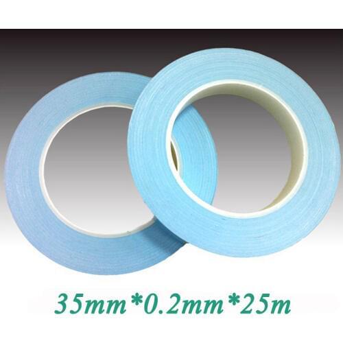 35mm width 25M length 0.2mm thickness Chip PCB Heatsink thermal tape Double Sided Thermal Conductive Adhesive tape Transfer Tape