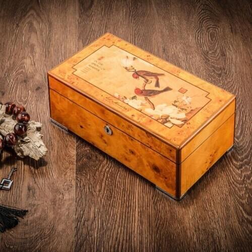 Nice Jewelry Storage Box Jewellery Gift Packaging Jewlery Case Make Up Organizer Classic High Level Lacquer Handmade Product