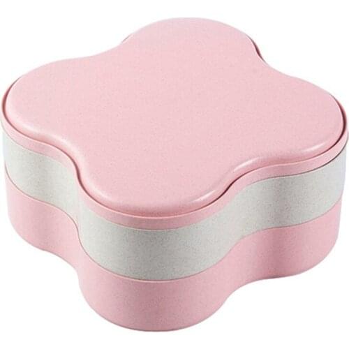 Dry Fruit Box Living Room Partition with Cover Fruit Candy Box Household Tea Table Melon Seeds Double Fruit Box