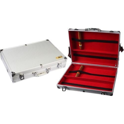 LUXFO KTV cigar sell box alumium alloy frame metal humidor