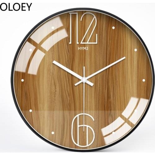 Creative Large Wall Clock 3d Silent Living Room Wood Nordic Modern Bedroom Big Clocks Wall Home Decor Kitchen Clock Digital 2020