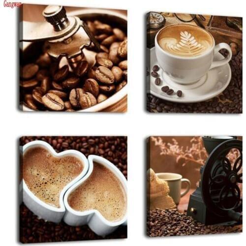 Landscape Diamond Mosaic Cross Stitch Coffee Cup Handicraft Diamond Embroidery Full Square round Drill new Painting Decor