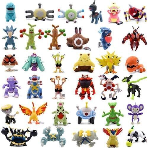 Pokemon Ariados Gible Golduck Sceptile Heracross Tauros Steelix Stuffed Hobby Animal Plush Doll Toys birthday Gift Peluches